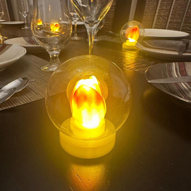 Dome shaped flower Led candle Sale in Nairobi Kenya Arizona Lightings and Interior is Kenya's Leading Lighting Destination for every Interior. Browse through our selection of floor lamps, wall lamps, pendant lighting, chandeliers and ceiling lights. We are among the leading lightings products shop in Kenya. We are a leading retailer of decorative lighting products, catering to both individual customers and business projects. With our extensive range of lighting fixtures, we aim to illuminate your spaces with style, sophistication, and functionality. Dome shaped flower Led candle Best prices in Nairobi Kenya. Reach us on : 0768 985 578 , or visit our shop at Kamakis, Grace House, Next to Exit 11 Inn Restaurant. Explore our exquisite collection of chandeliers, wall lamps, ceiling lamps, pendant lamps, and more that illuminates your home, office or business. Our Lightings, electrical and interior products are fresh, stylish and inventive