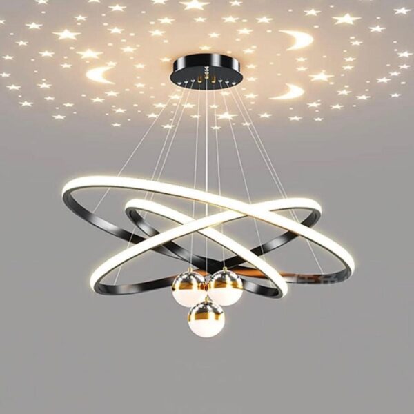 Romantic Celestial Galaxy LED Chandelier