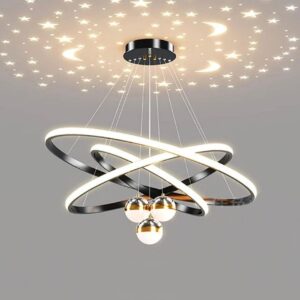Romantic Celestial Galaxy LED Chandelier