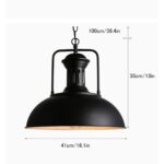 Modern Black Industrial Pendant Light for Kitchen, Restaurant & Café Lighting Kenya