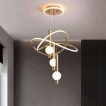 Luxury Modern LED Gold Pendant Chandelier