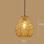 Rattan Pendant Light – Handwoven Hanging Lamp